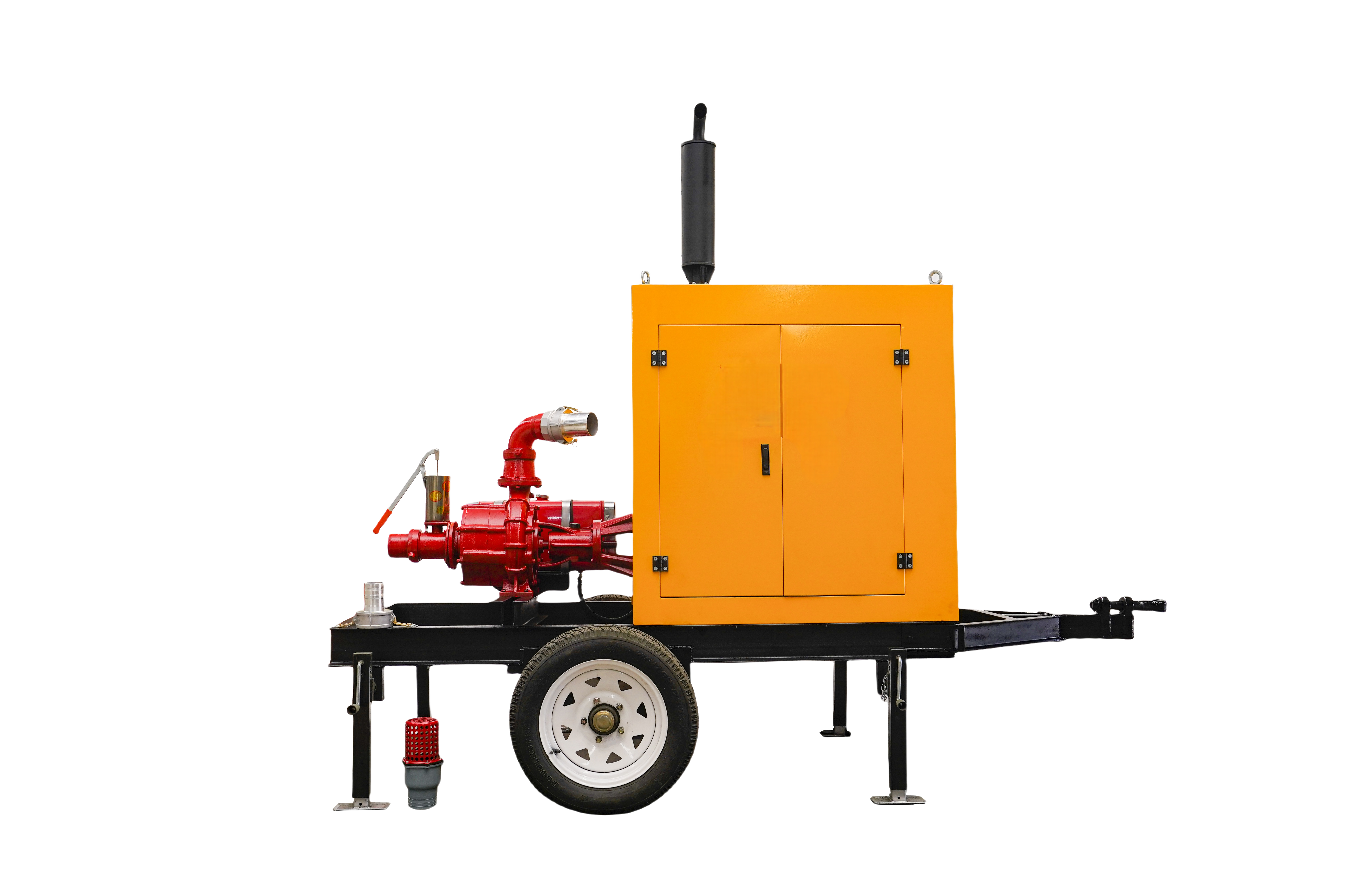 Centrifugal high-pressure mobile pump cart