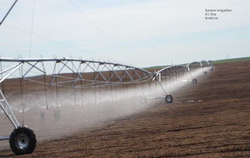 Irrigation 61.1 hectares land